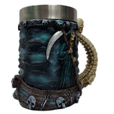 Grim Reaper Tankard – Large Gothic Mug with Cloaked Death Design